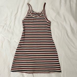 Capulet red white and blue striped bodycon dress XS